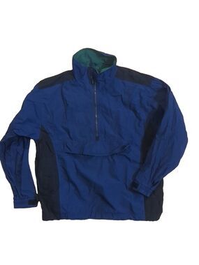 White Sierra Colorblock Half Zip Jacket Medium